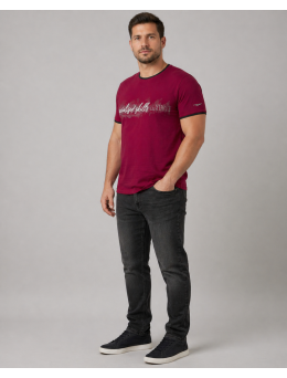 Мъжка памучна тениска, Red Down, модел 53328, голям размер